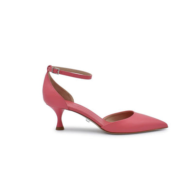 Cherry. Ankle strap cachemire coral sandals