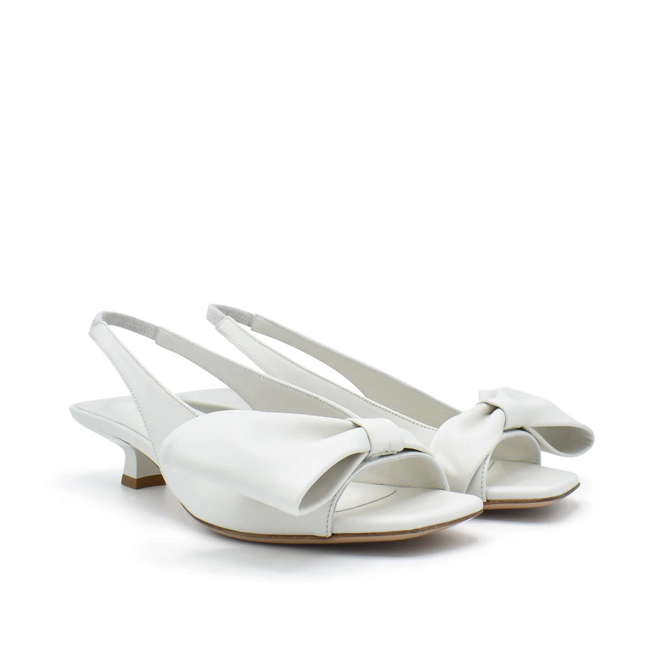 Bianca Bridal - Slingback calfskin leather sandal