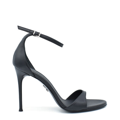 Rave24 Black - Stiletto heels sandals