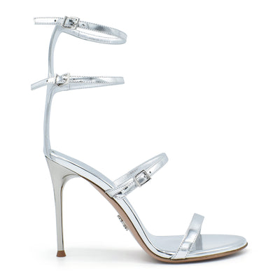 Roxy4 Silver - Stiletto heels sandals