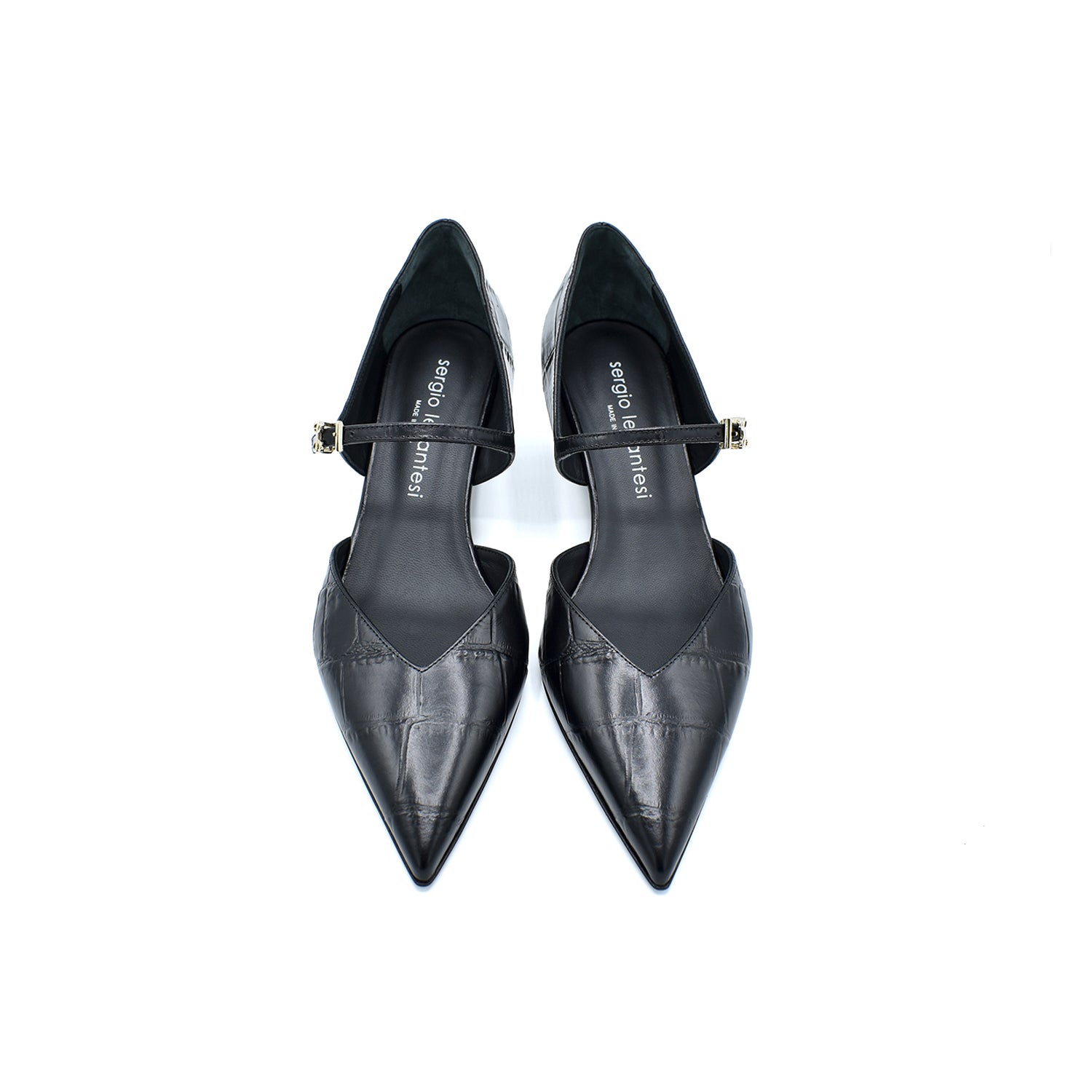 Sergio Levantesi Cedra56 Décolleté Cocco Nero