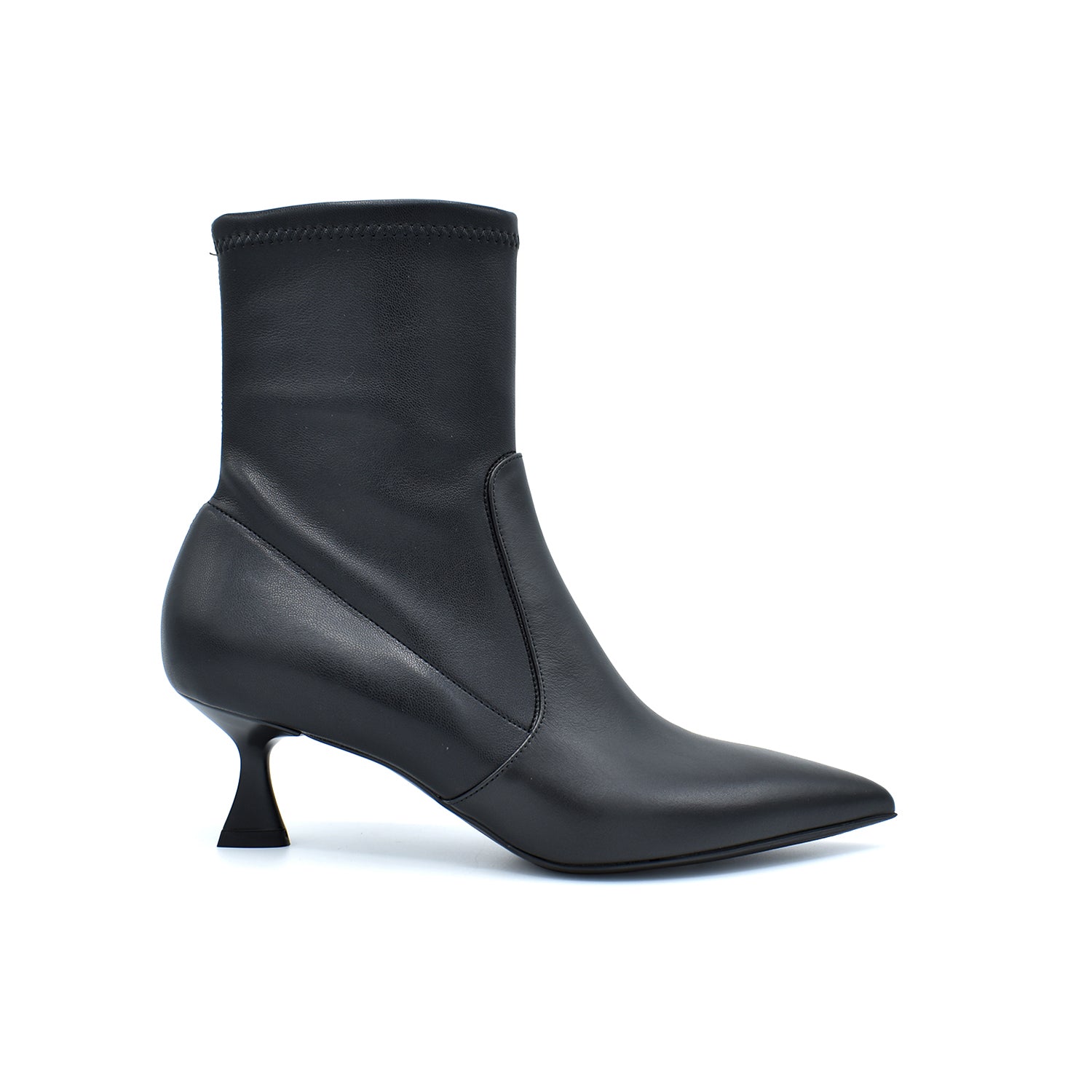 Sergio Levantesi Celin56 Black Leather Ankle Boots