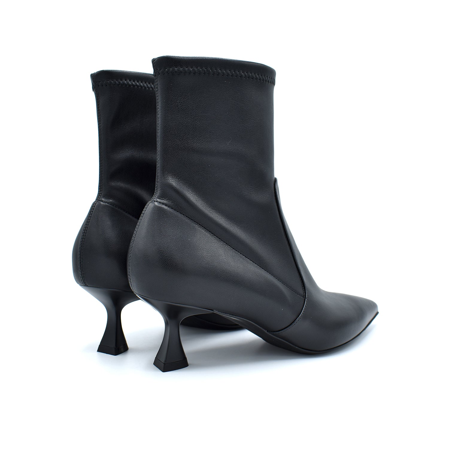 Sergio Levantesi Celin56 Black Leather Ankle Boots