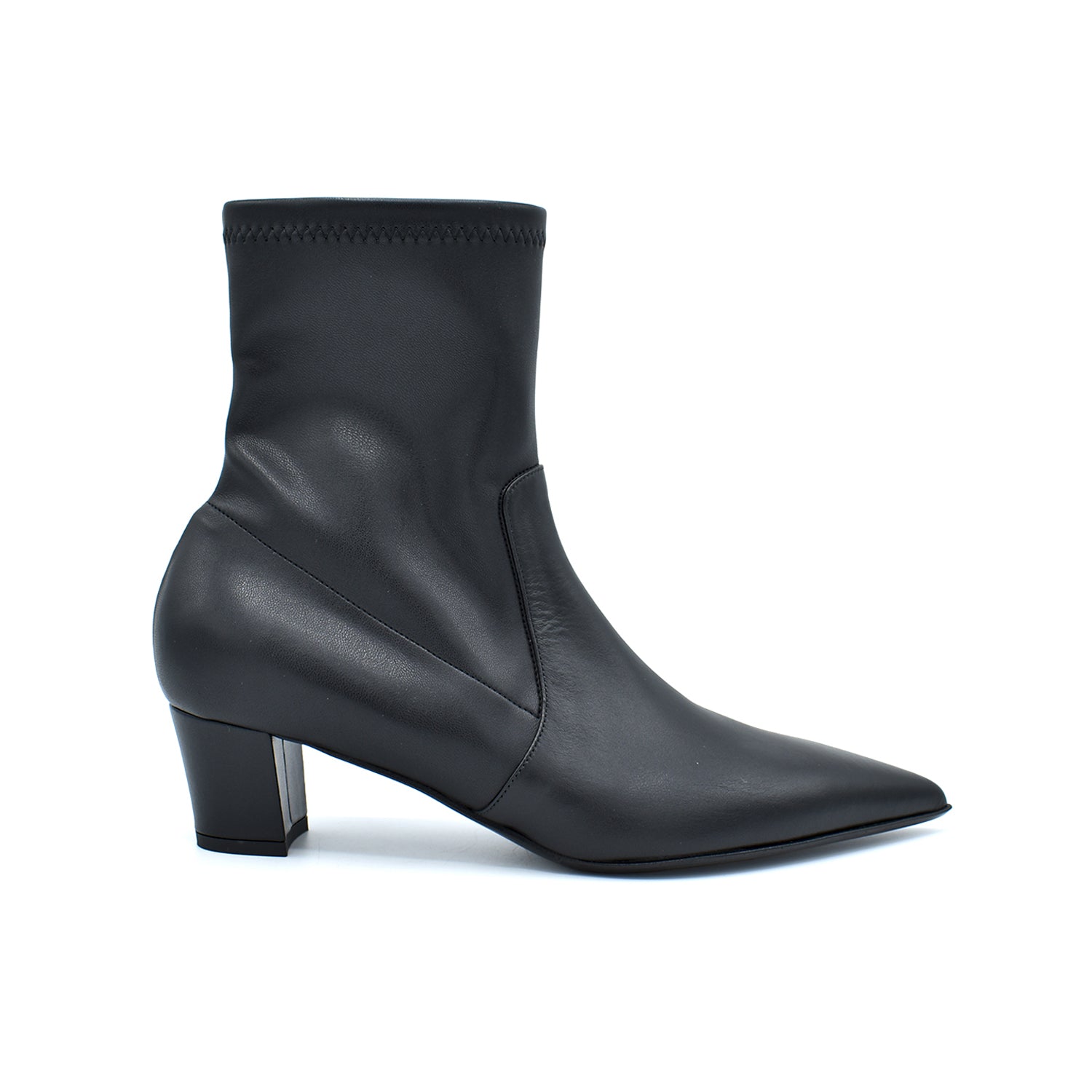Sergio Levantesi Conny56 Black Leather Ankle Boot