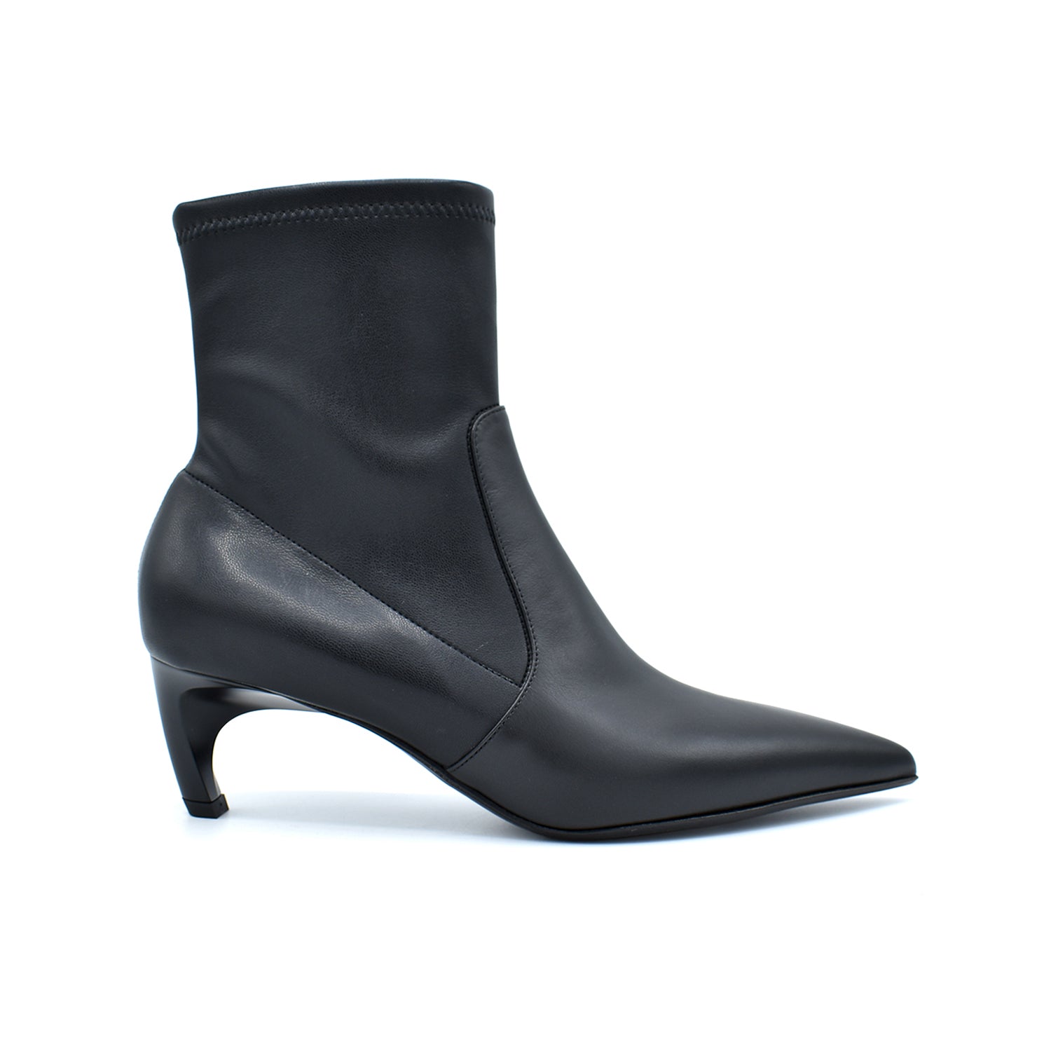 Sergio Levantesi Elen56 Black Calf Leather Ankle Boot