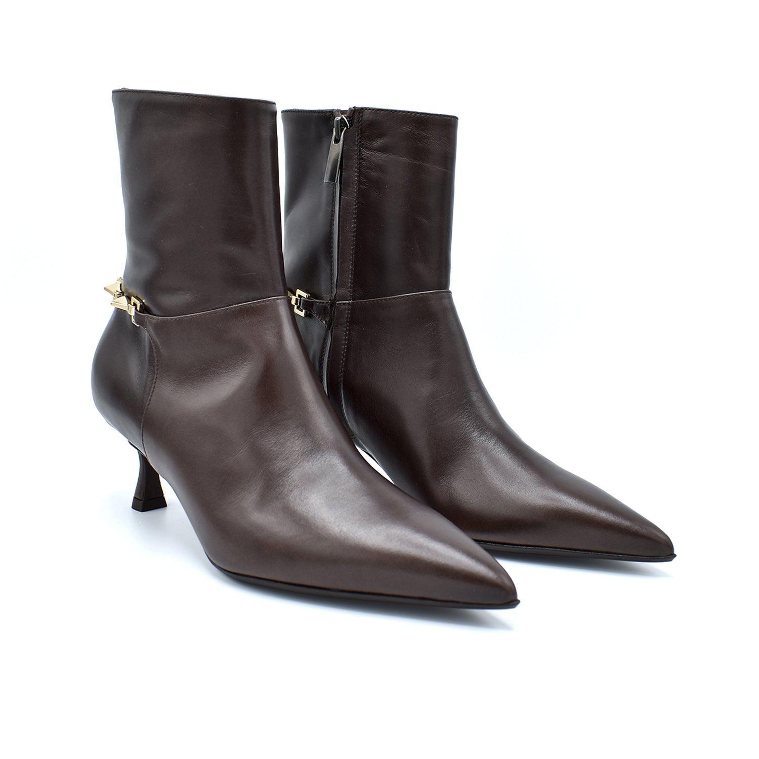 Sergio Levantesi Elettra56 Dark Brown Ankle Boot