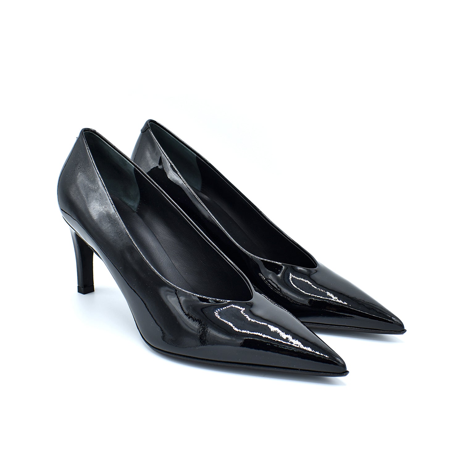 Sergio Levantesi Galassia56 Black Patent Décolleté