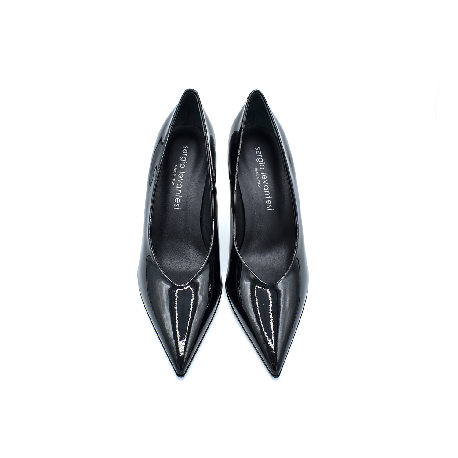 Sergio Levantesi Galassia56 Black Patent Décolleté