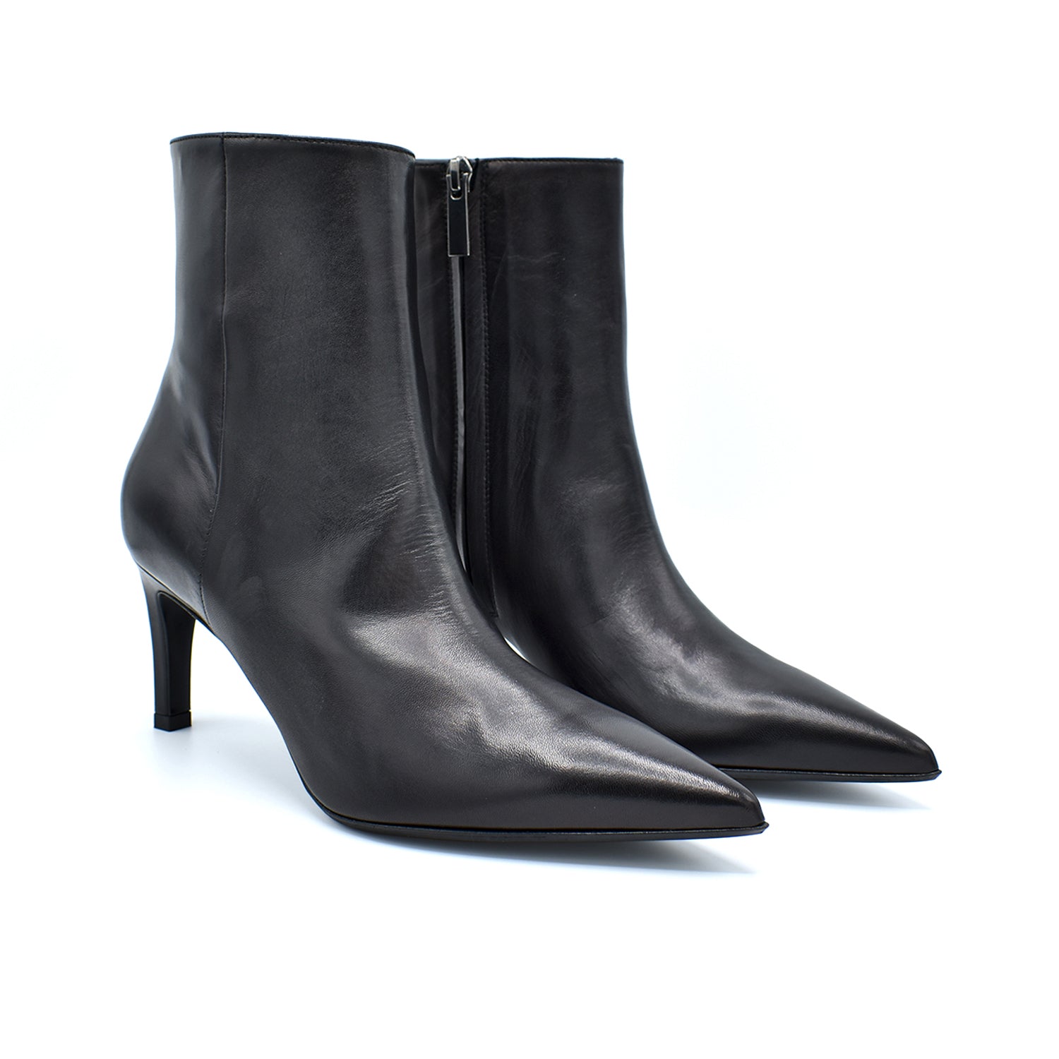 Sergio Levantesi Giusta56 Black Nappa Ankle Boot