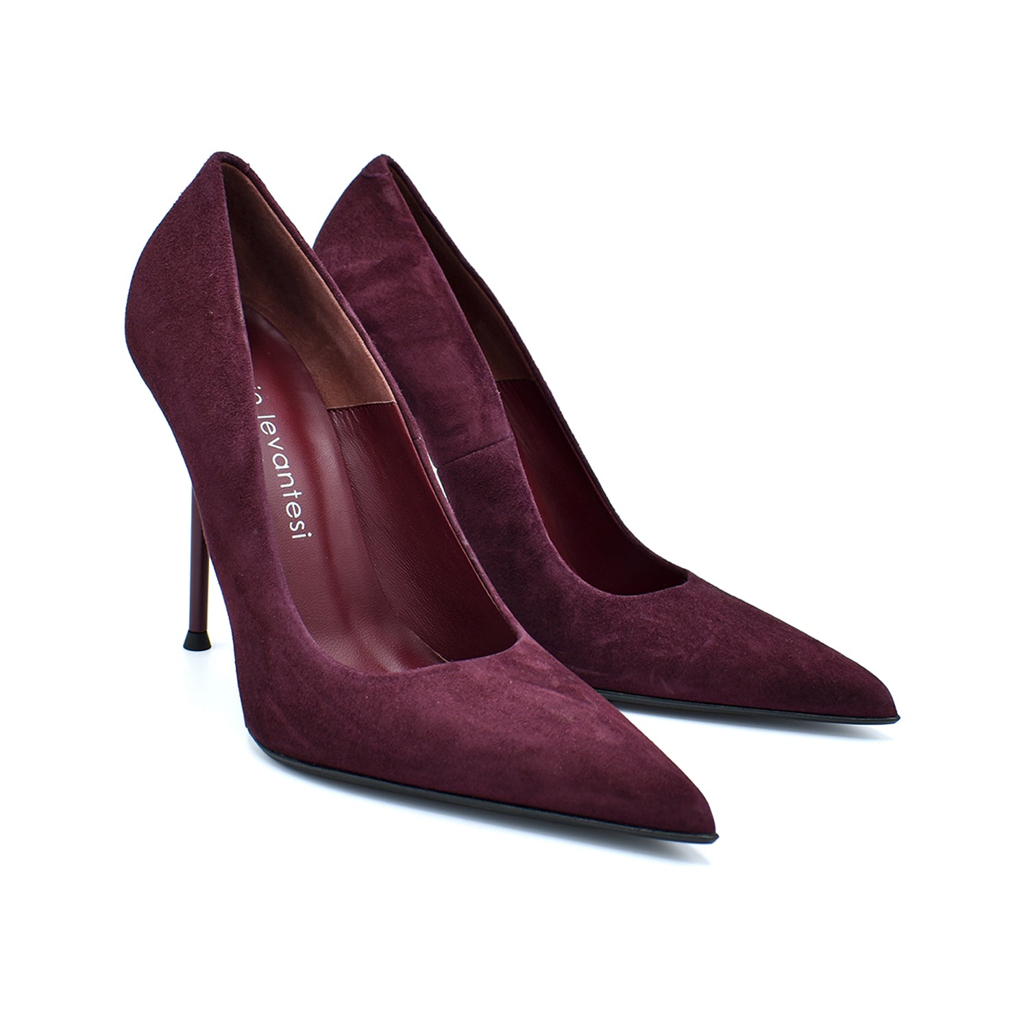 Sergio Levantesi Ley56 Bordeaux Suede Décolleté