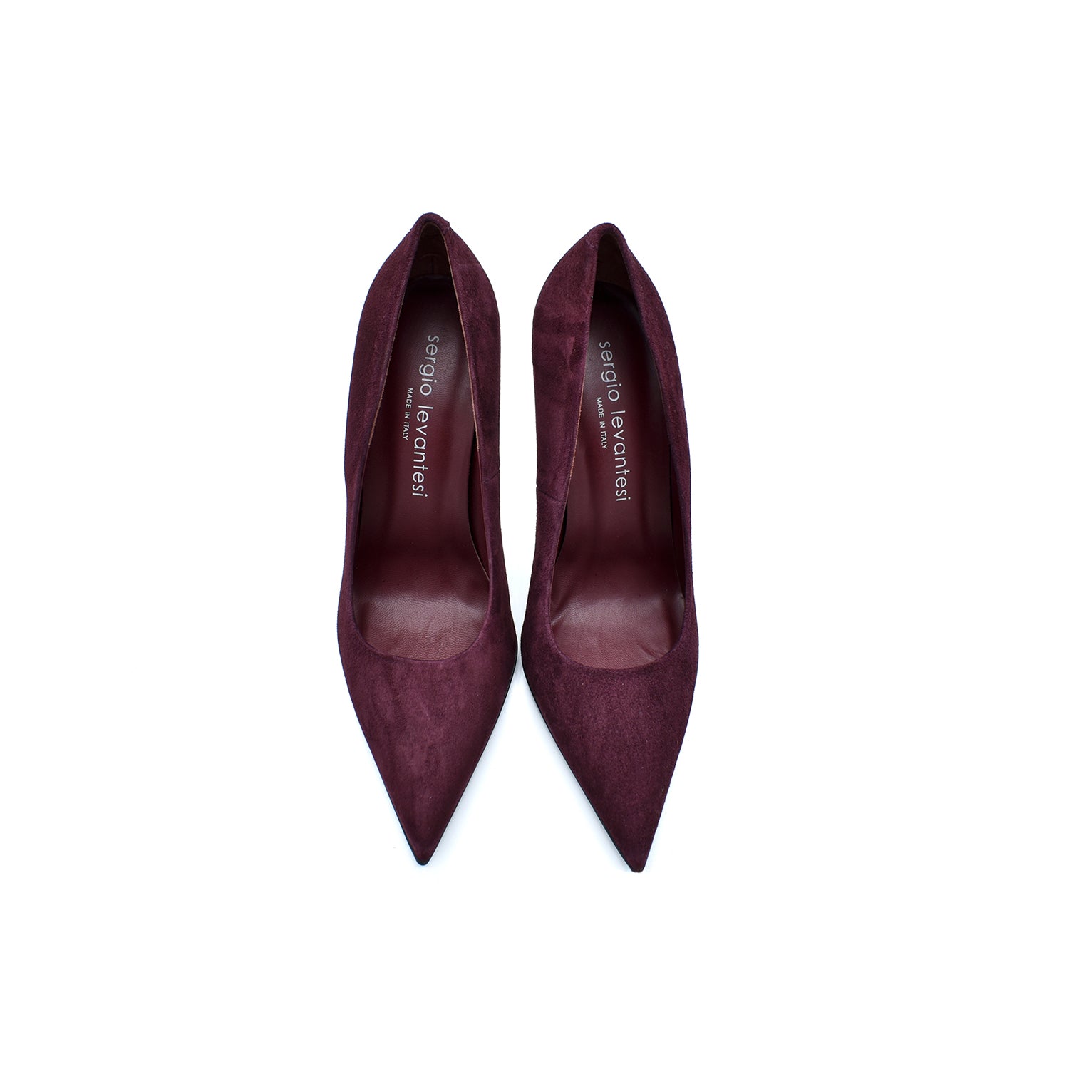 Sergio Levantesi Ley56 Bordeaux Suede Décolleté