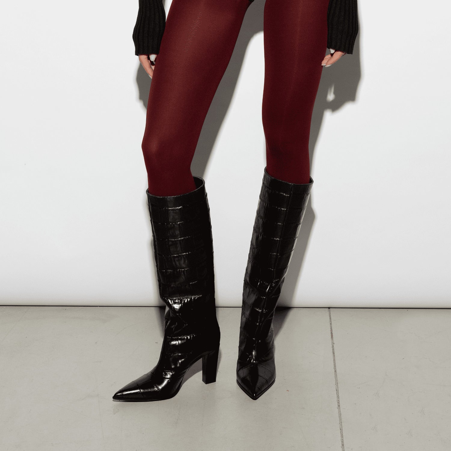 Sergio Levantesi Denise56 Black Cocco Boot