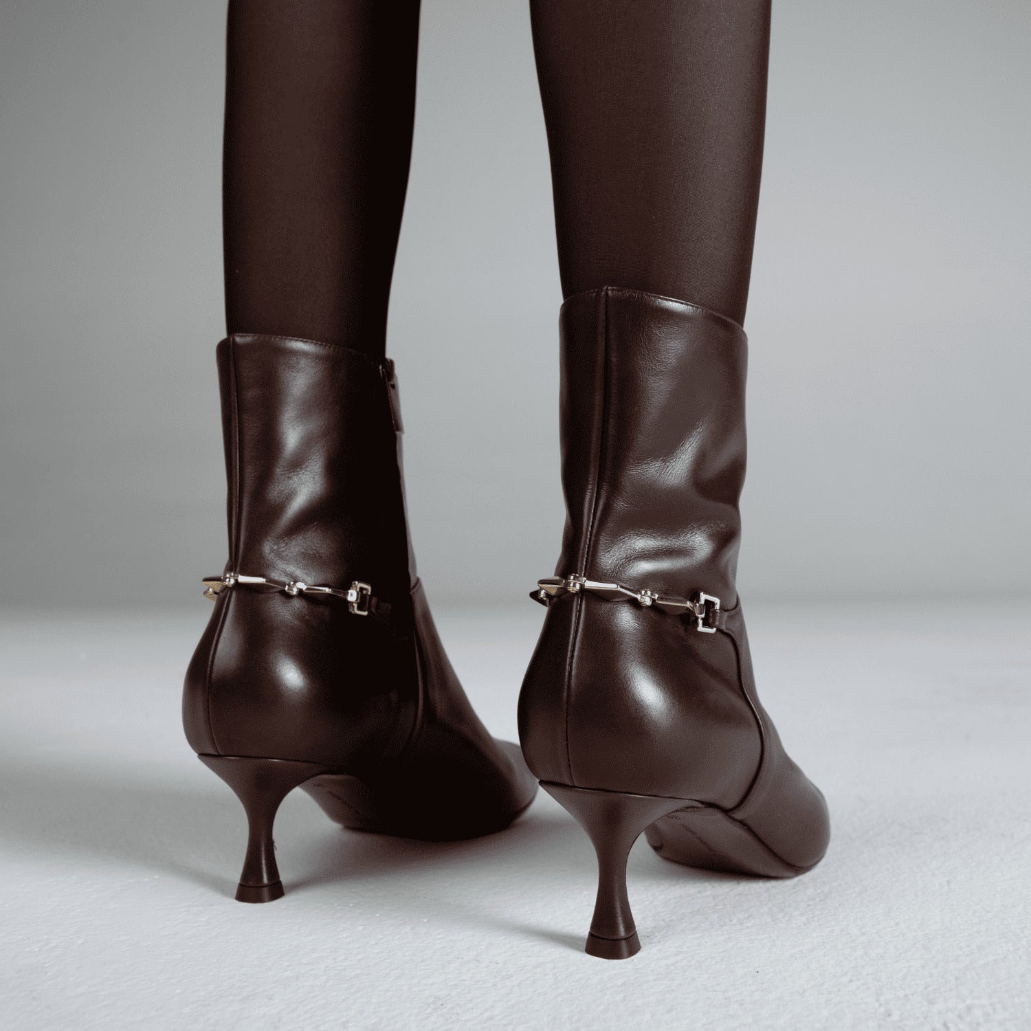 Sergio Levantesi Elettra56 Dark Brown Ankle Boot