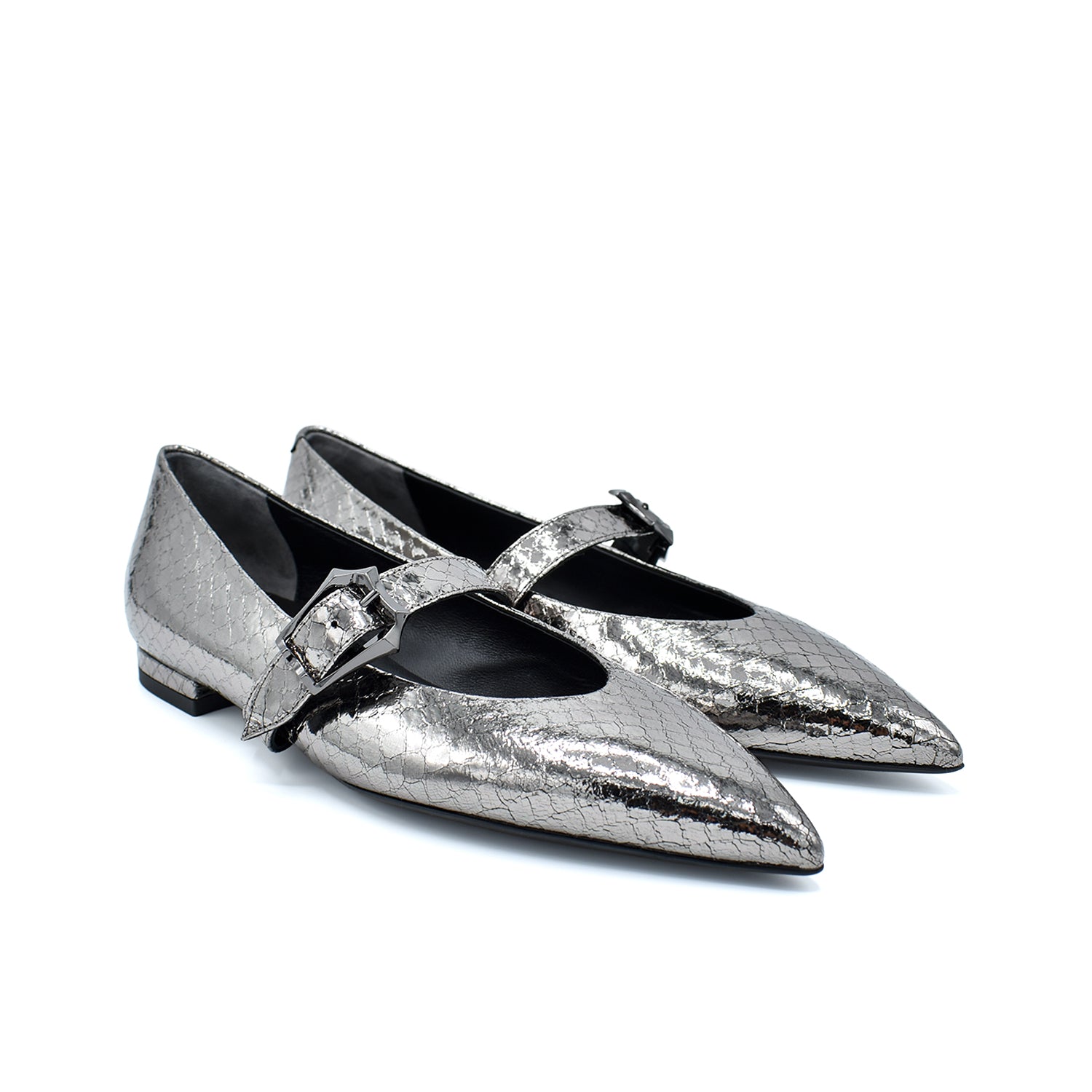 Sergio Levantesi Venere Viper Inox Ballerina