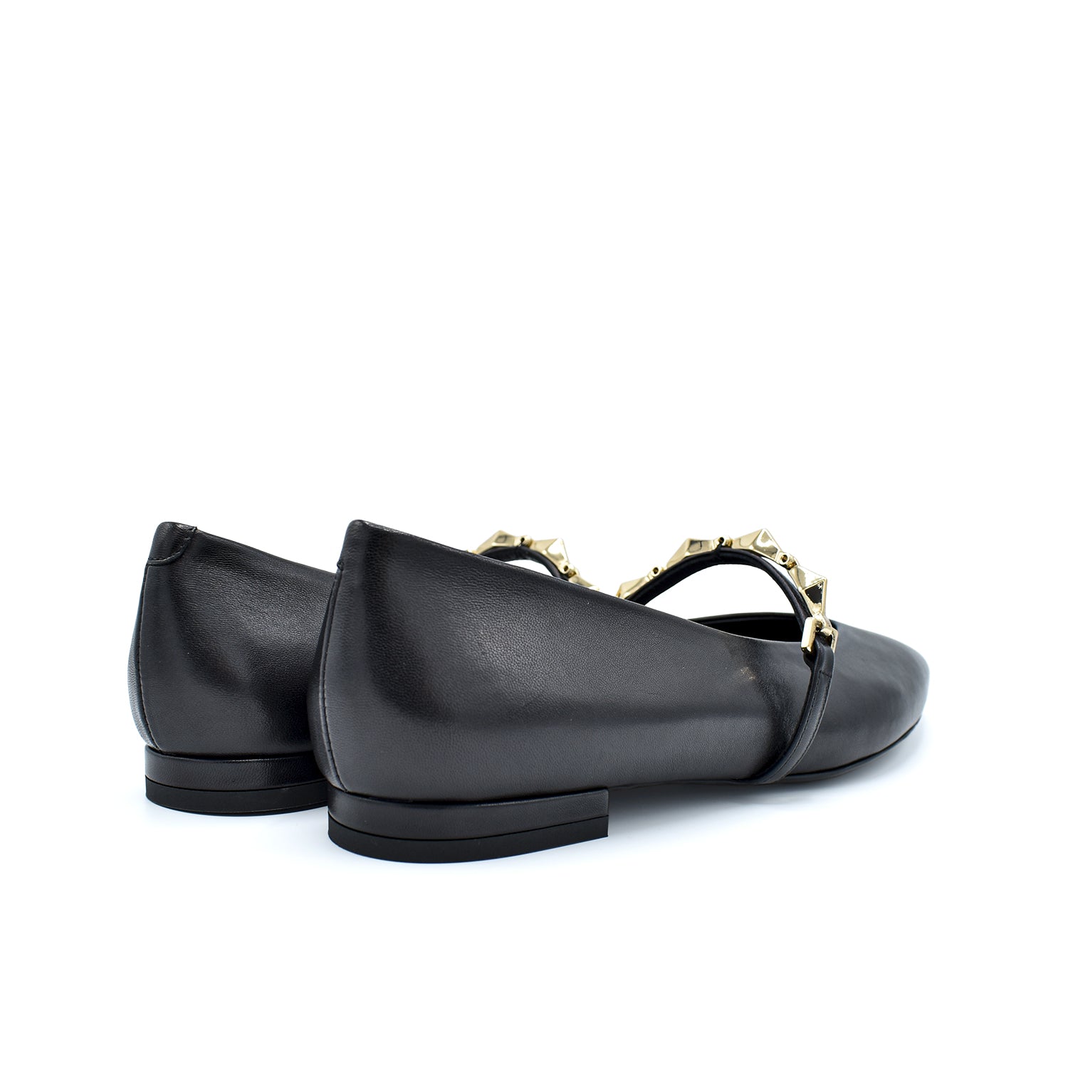 Sergio Levantesi Virna56 Black Nappa Ballerina