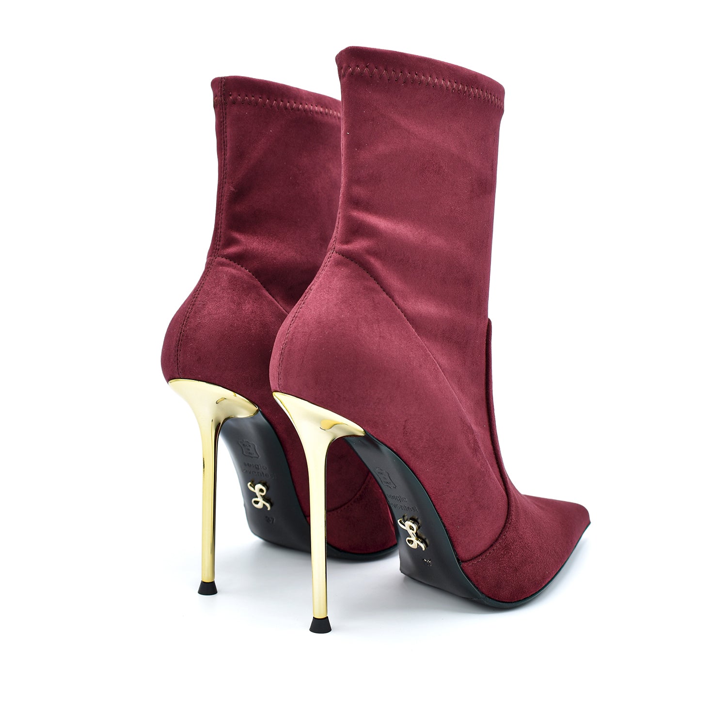 Sergio Levantesi Loretta56 Dalì Bordeaux Ankle Boot