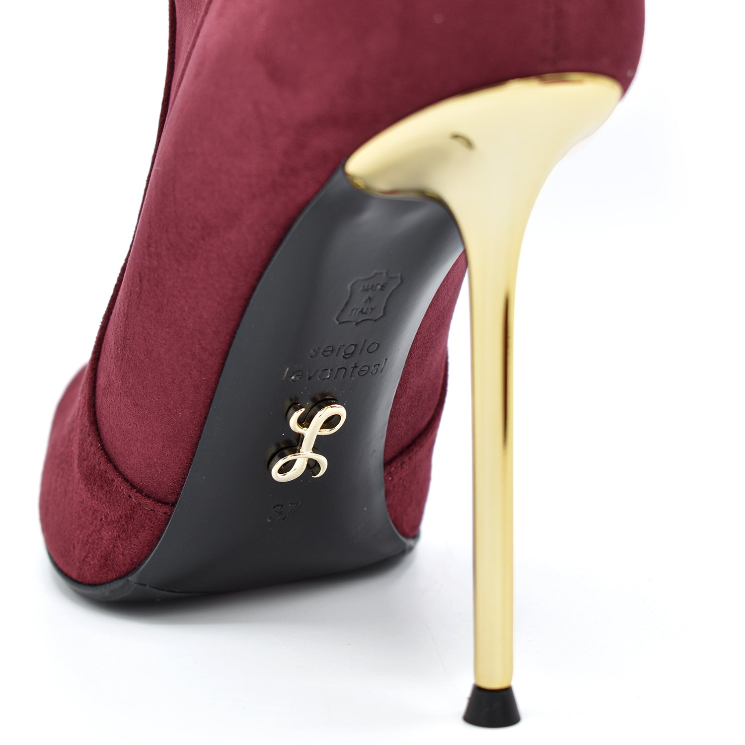 Sergio Levantesi Loretta56 Dalì Bordeaux Ankle Boot