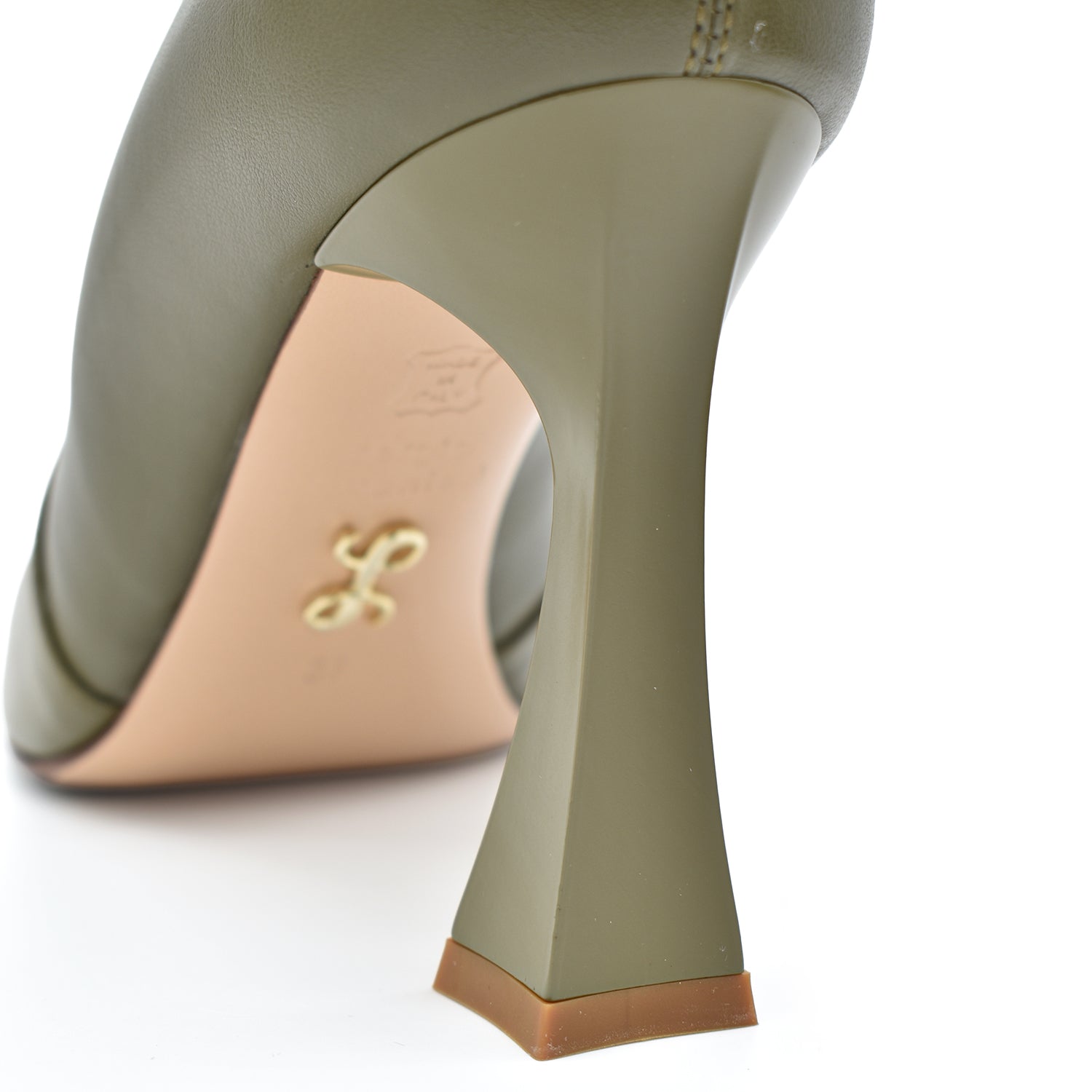 Sergio Levantesi Melita56 Olive Ankle Boot