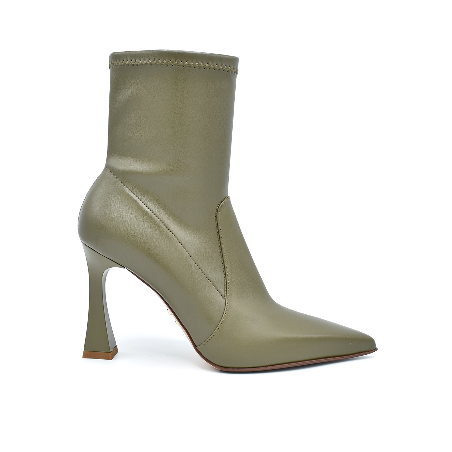 Sergio Levantesi Melita56 Olive Ankle Boot