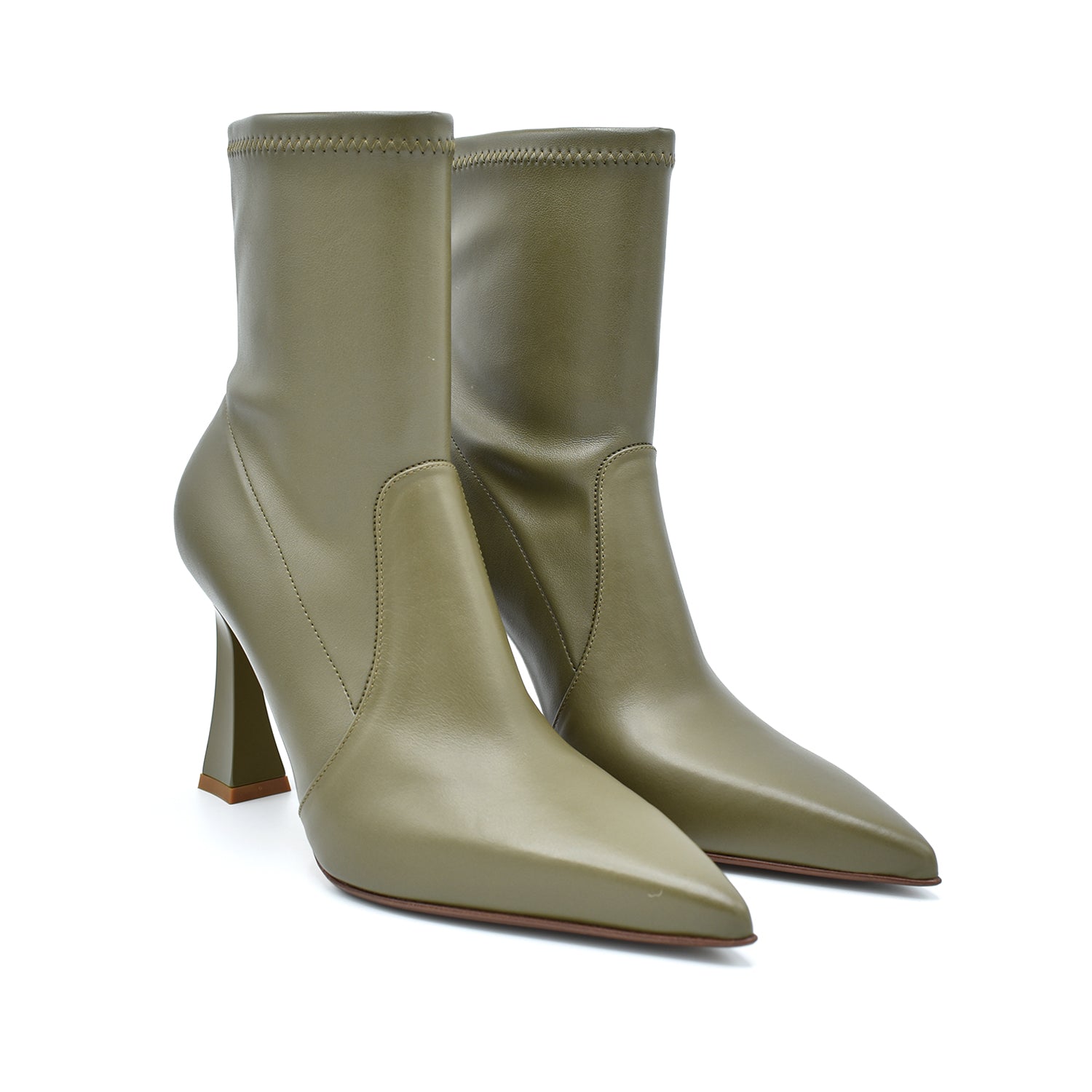 Sergio Levantesi Melita56 Olive Ankle Boot