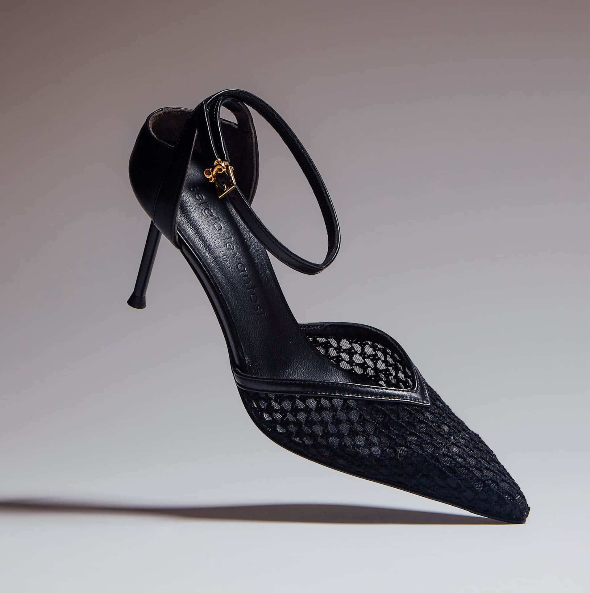 サンダル・ミュール SERGIO LEVANTESI SS25 Heeled shoes (ELSA 5 CALF NOCCIOLA) Sergio Levantesi Shoes - Official Store
