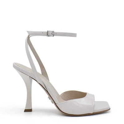 Tania4 Stone - Pyramid heels slingback sandal