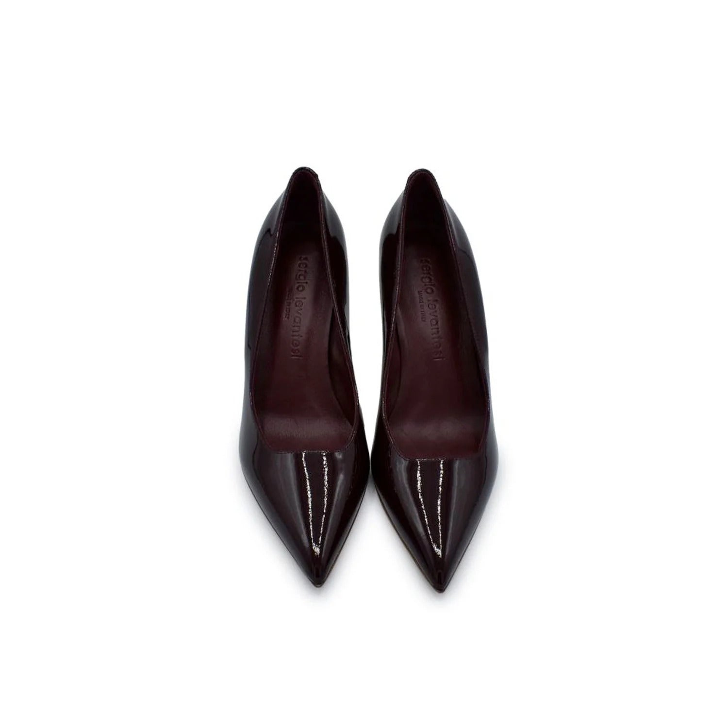 Julia. Wine vogue patent leather pumps